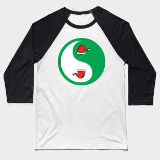 Christmas Yin-Yang 8 Baseball T-Shirt